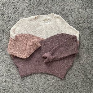 Color blocked sweater NWT